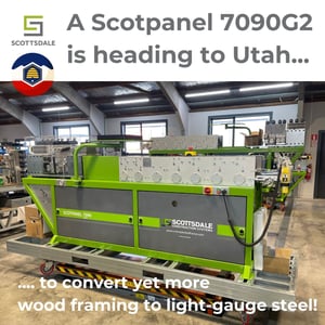 ScotPanel rollformer for metal framing