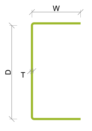 Knudson - Unlipped channel section