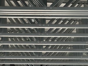 steel frame roof